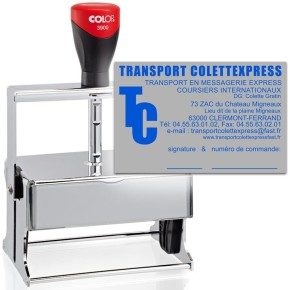Tampon Colop Expert Line 3900 - 12 lignes max. - 106x55 mm