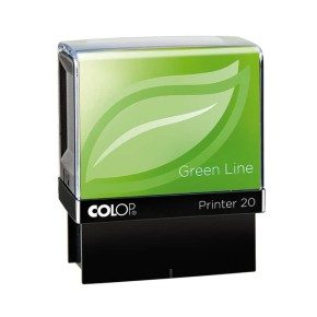 Tampon Colop Printer Green Line 20 - 3 lignes max. - 38x14 mm