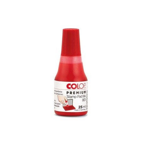 Flacon Encre à tampon - Colop E110 - rouge - 25 ml