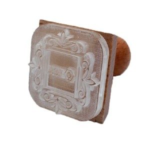 Tampon acrylique pour savon et céramique - 50X30mm