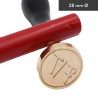 Cachet de cire ou sceau personnalisé 28mm Ø