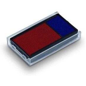 Cassette encrage Trodat 6/4912/2 - Bleu/Rouge
