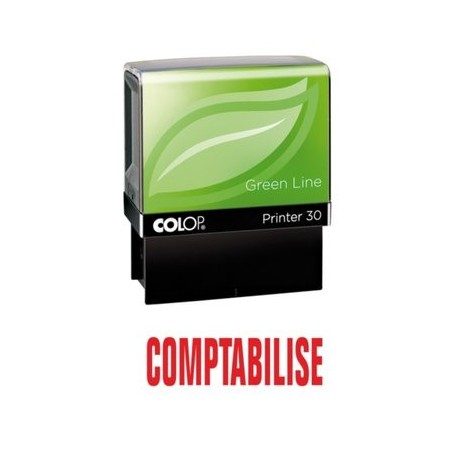 Tampon formule COMPTABILISÉ - Colop Printer 30 - 47 x 18 mm