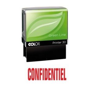 Tampon formule CONFIDENTIEL - Colop Printer 30 - 47 x 18 mm