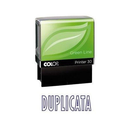 Tampon formule DUPLICATA - Colop Printer 30 - 47 x 18 mm