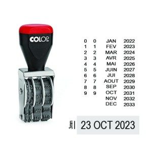 Tampon dateur Colop 03000 encrage séparé - 3mm