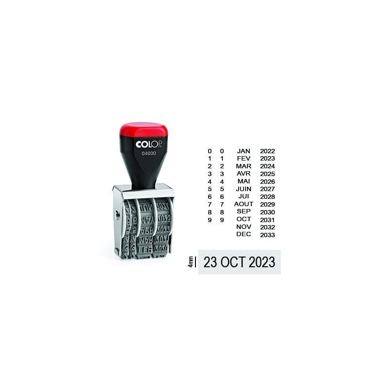 Tampon dateur Colop 04000 encrage séparé - 4mm