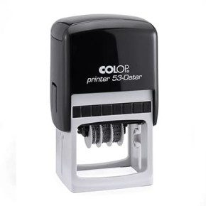 Tampon dateur Colop Printer 53 - 2+2 lignes - 42x30 mm