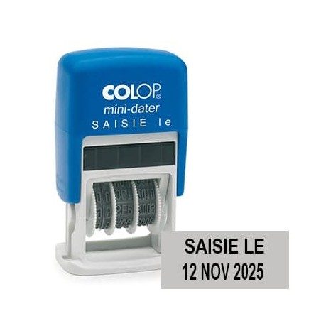 Tampon mini dateur Colop S160/L4 - SAISI LE - 4mm