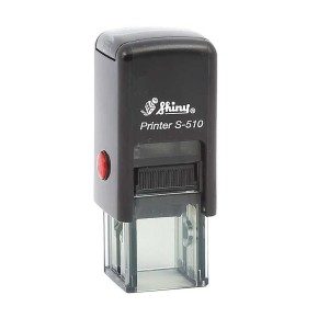 Tampon carré personnalisé Shiny S-510 - 3 lignes max - 12x12 mm
