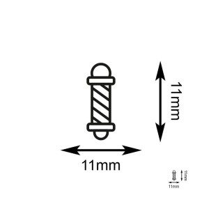 Empreinte tourniquet pour carte fidélité barbier