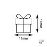 Empreinte cadeau pour tampon carte de fidélité