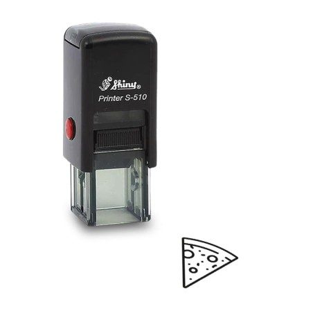 Tampon carte de fidélité pizzeria - Part de pizza Tampon carte de fidélité pizzeria - Part de pizza