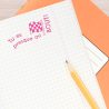 Tampon pour enseignant avec texte Tu es presque au bout