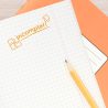 Tampon pour enseignant avec texte Incomplet