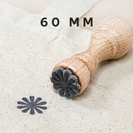 Tampon bois textile - 60MM Ø Tampon bois textile - 60MM Ø