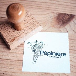 Tampon bois personnalisé - 70X50