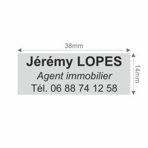 empreinte 38x14mm tampon trodat printy 4911