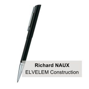 Tampon stylo Shiny 3021 DIAGONAL laqué noir mat - 2 lignes - 33x9mm