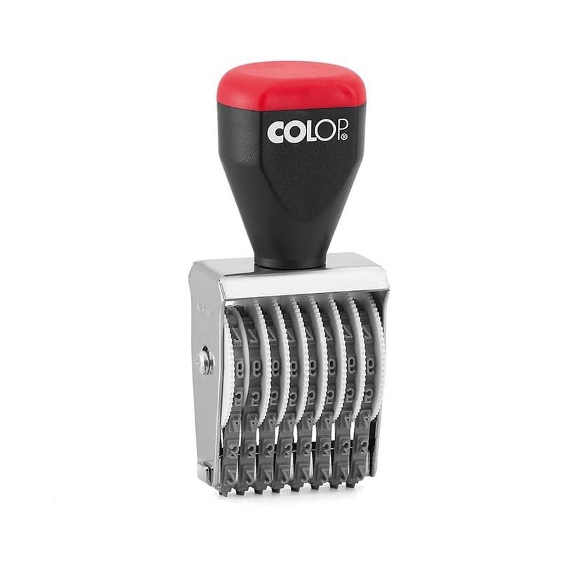 Tampon numéroteur Colop 03008 encrage séparé - 8 bandes - 3mm
