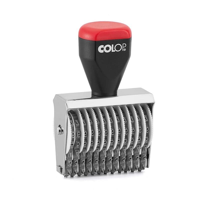 Tampon numéroteur Colop 03012 encrage séparé - 12 bandes - 3mm