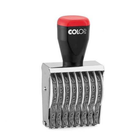 Tampon numéroteur Colop 07008 encrage séparé - 8 bandes - 7mm