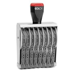 Tampon numéroteur Colop 15008 encrage séparé - 8 bandes - 15mm