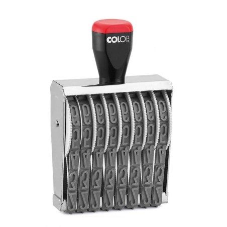 Tampon numéroteur Colop 18008 encrage séparé - 8 bandes - 18mm