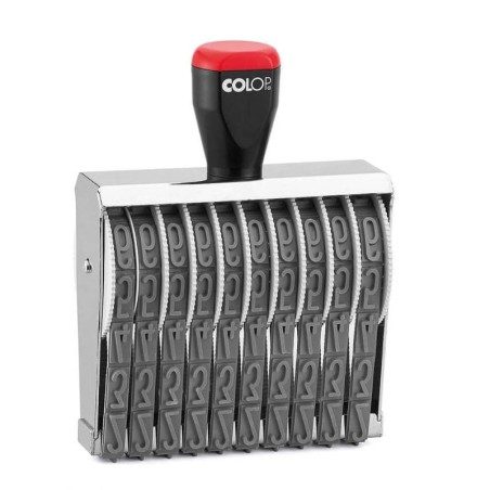 Tampon numéroteur Colop 18010 encrage séparé - 10 bandes - 18mm