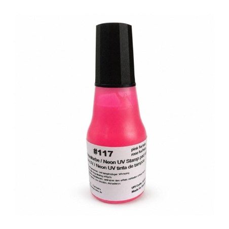 Flacon Encre à tampon - Néon UV - Noris E117 - Rose - 25 ml
