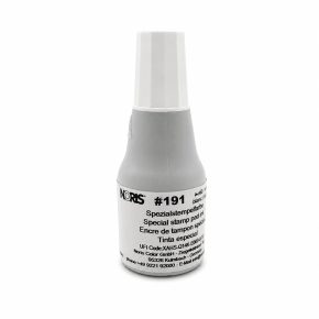 Flacon encre tampon séchage rapide - Noris E191 - Blanc - 25 ML
