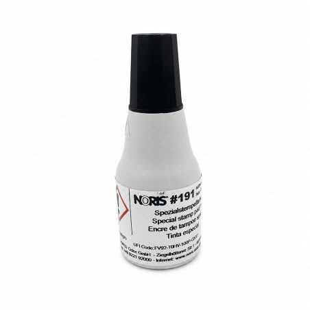 Flacon encre tampon séchage rapide - Noris E191 - Noir - 25 ML