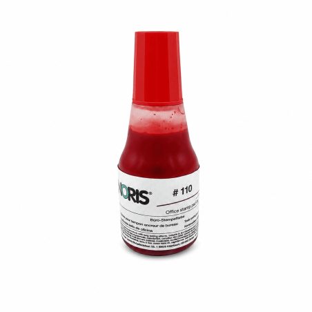 Flacon Encre à tampon - Noris E110 - rouge - 25 ml