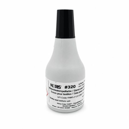 Flacon encre à tampon textile - Noris E320 - Noir - 50ml