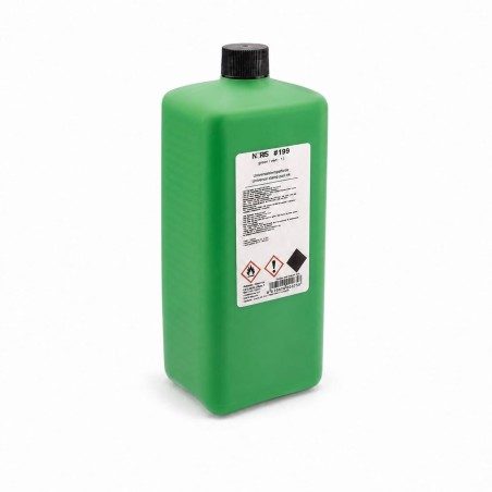 Flacon Encre à tampon - Séchage rapide - Noris E199 - Vert - 1 litre