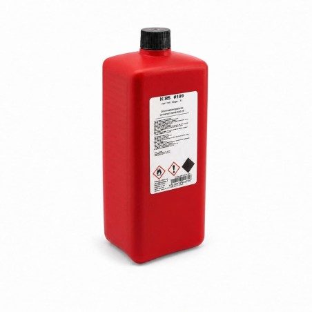 Flacon Encre à tampon - Séchage rapide - Noris E199 - Rouge - 1 litre