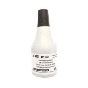 Flacon encre à tampon sur Métal - Noris E130 - Noir - 50ml