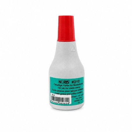 Flacon Encre à tampon - Noris E210 - Rouge - 50 ml