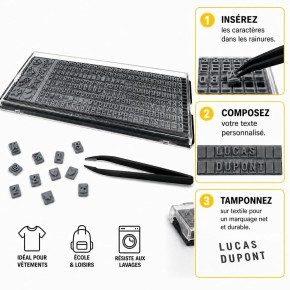 Kit tampon textile à composer soi-même Shiny