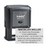 Tampon Texte Trodat 4928 7 Lignes Printy - 60X33 - Noir