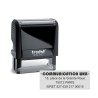 Tampon Texte Trodat 4912 4 Lignes Printy 4.0 - 47X18 - Noir
