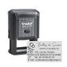 Tampon Texte Trodat 4929 6 Lignes Printy - 50X30 - Noir