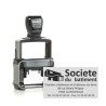 Tampon Texte Trodat 5203 6 Lignes Metal Line 4.0 - 49X28 - Noir