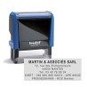 Tampon  Trodat Printy 4913 6 Lignes - 58X22 - Personnalisable - Bleu