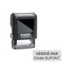 Tampon Texte Trodat 4910 2 Lignes Printy 4.0 - 26X9 - Noir