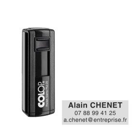 Tampon Colop Pocket Plus 20 - 3 lignes max. - 38x14 mm