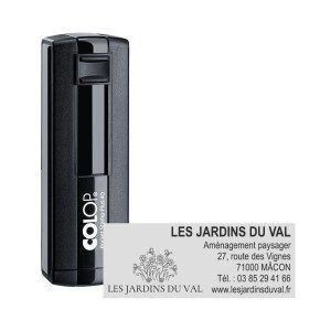 Tampon Colop Pocket Plus 40 - 6 lignes max. - 59x23 mm