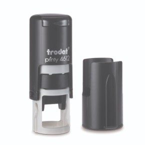 Tampon Trodat Printy 4612 rond - 1 Ligne personnalisable - 12mm Ø