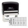 Tampon dateur vertical Colop Printer 60 - 5 lignes - 76x37 mm