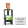 Tampon dateur Colop Green Line 2360 - 2+1 lignes - 45x30 mm